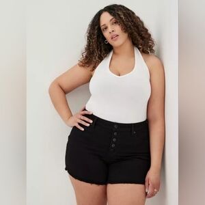 Torrid 3 Foxy V Neck Halter